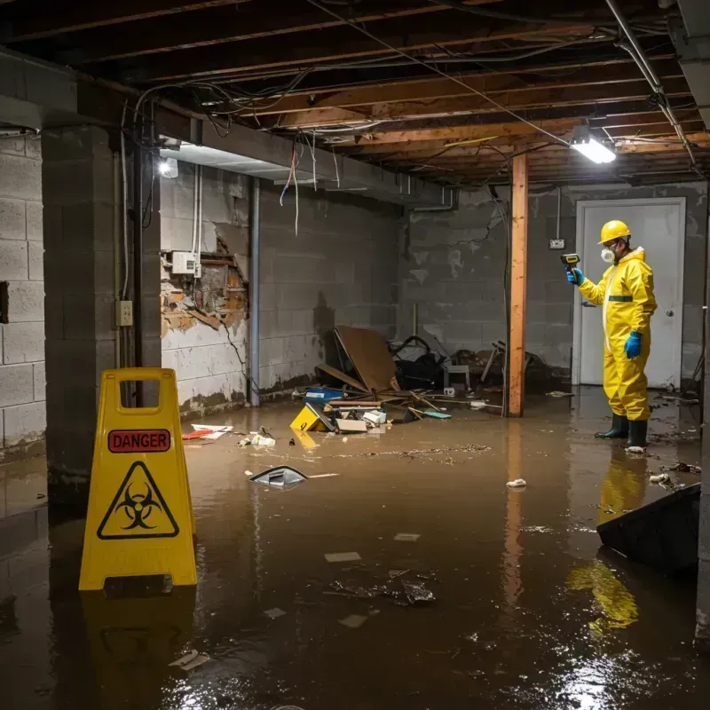 Flooded Basement Electrical Hazard in Cave Creek, AZ Property